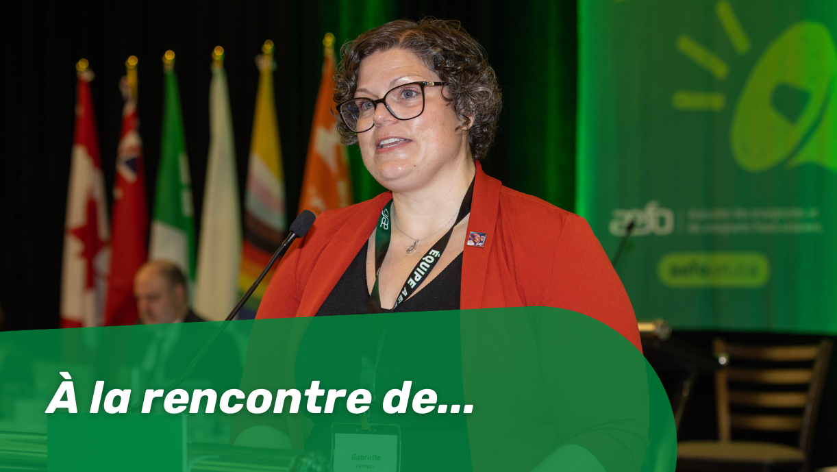 À la rencontre de Gabrielle Lemieux, réélue à la présidence de l’AEFO